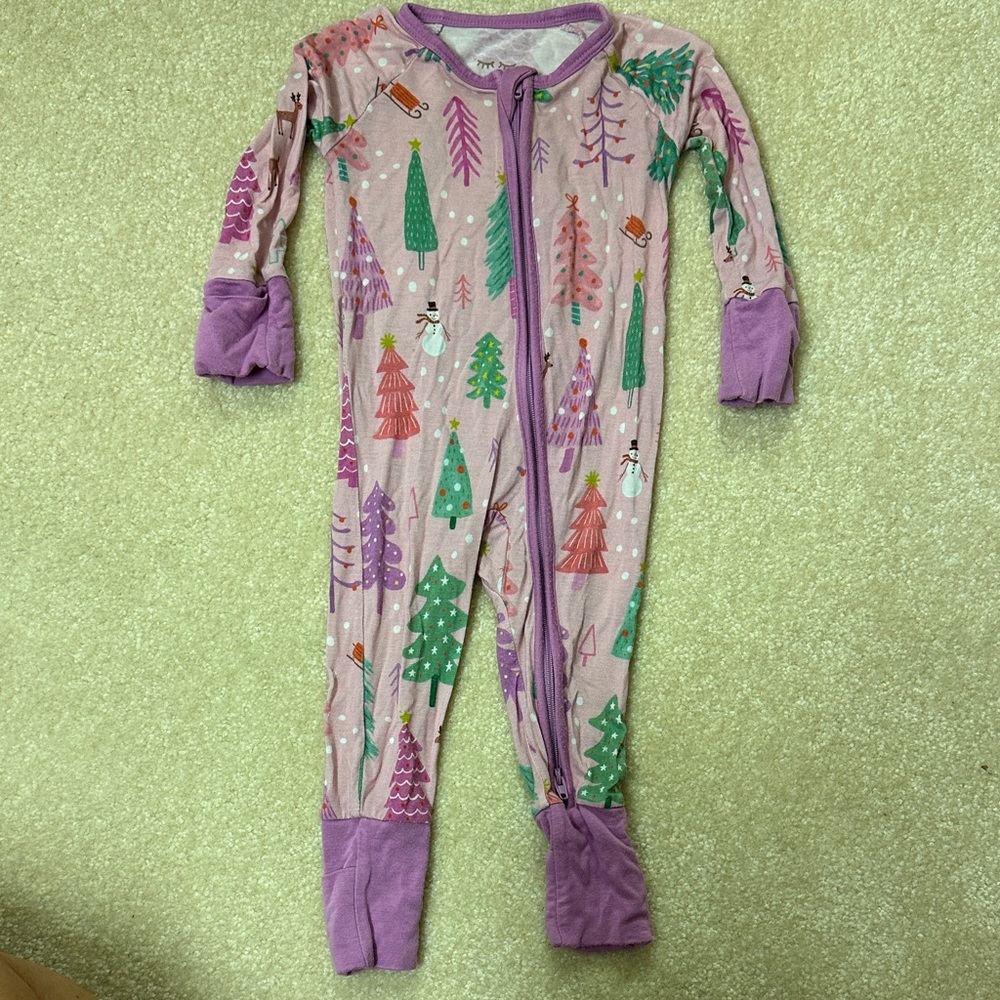 Little Sleepies Merry and Bright Pajamas 0-3 GUC